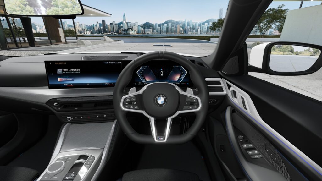420d xDrive グラン クーペ M Sport アルピン・ホワイト 19インチ ブラック スタイリング859M M パフォーム・テックス/クロス・コンビネーション ブラック(M パイピング付)の画像3