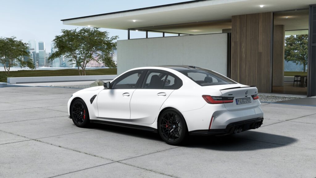 M3 Competition M xDrive セダン アルピン・ホワイト 20インチ ブラックの画像1