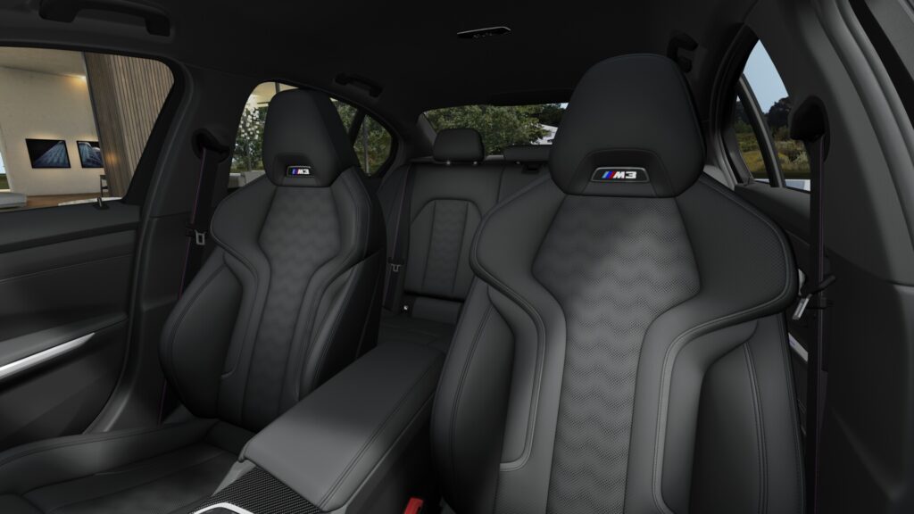 M3 Competition M xDrive セダン アルピン・ホワイト 20インチ ブラックの画像4