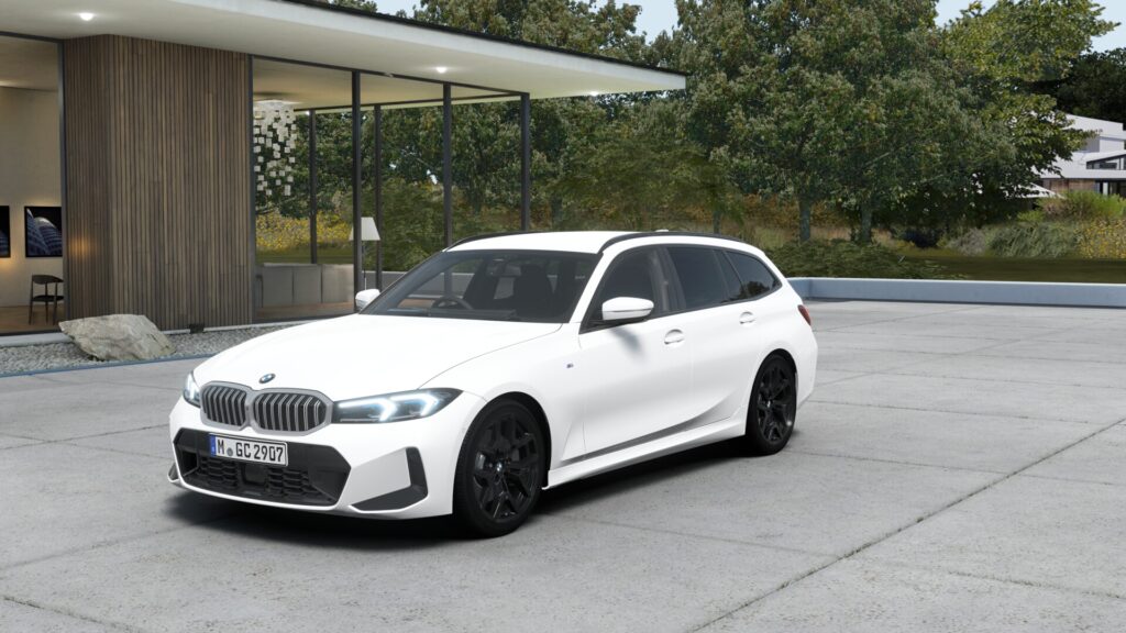 320d xDrive ツーリング M Sport アルピン・ホワイト 19インチ