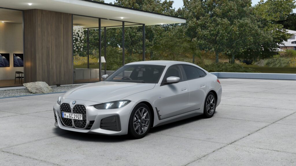 420i グラン クーペ M Sport M ブルックリン・グレー 18インチ ブラック ヴァーネスカ・レザー ブラック(ブルー・ステッチ付)