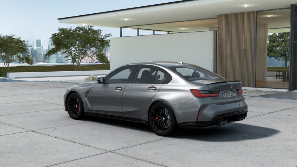 M3 Competition M xDrive セダン スカイスクレイパー・グレー 20インチ ブラックの画像1