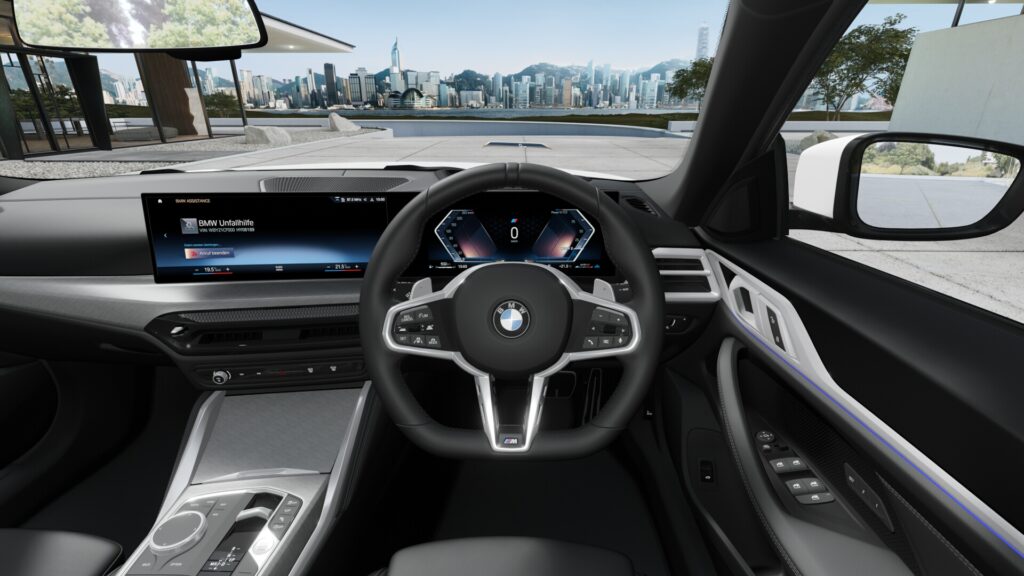 420d xDrive グラン クーペ M Sport アルピン・ホワイト 18インチ ブラック ヴァーネスカ・レザー ブラックの画像3