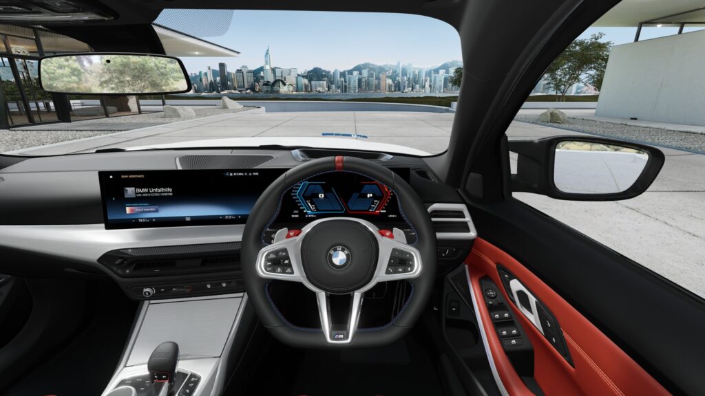M3 Competition M xDrive ツーリング アルピン・ホワイト 20インチ フィオナ・レッドの画像3