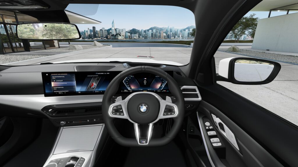 320d xDrive セダン Edition Shadow アルピン・ホワイト 19インチ ブラックの画像3