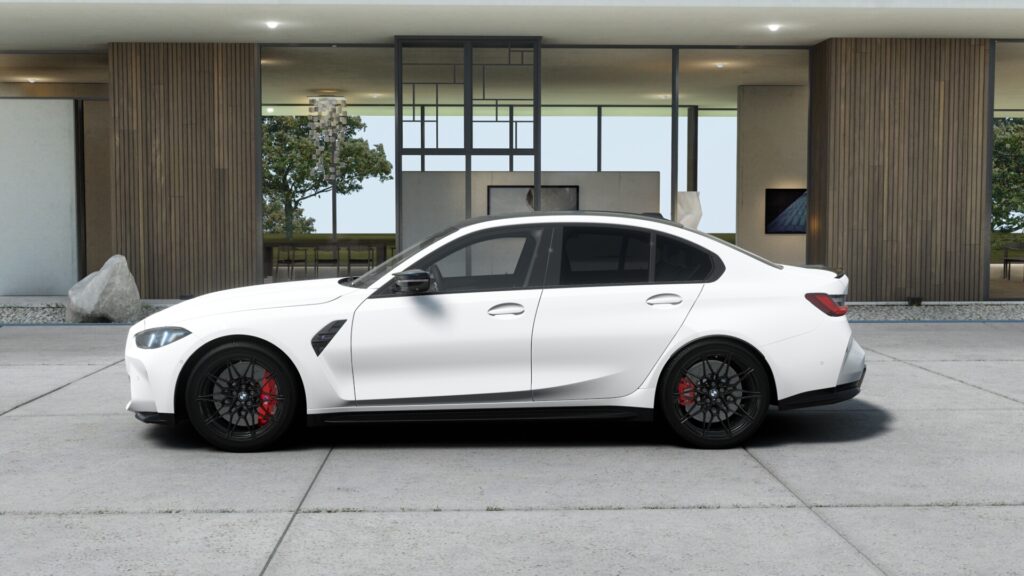 M3 Competition M xDrive セダン アルピン・ホワイト 20インチ シルバーストーンの画像2