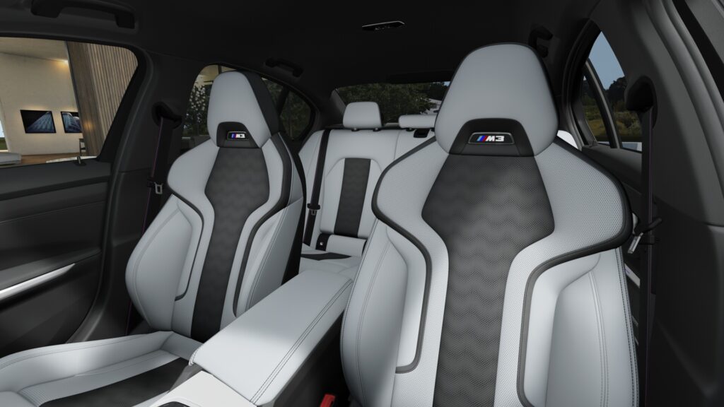 M3 Competition M xDrive セダン アルピン・ホワイト 20インチ シルバーストーンの画像4