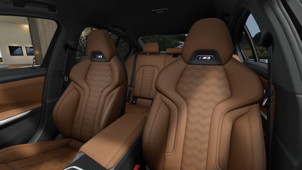 M3 Competition M xDrive セダン アルピン・ホワイト 20インチ タルトゥーフォの画像4