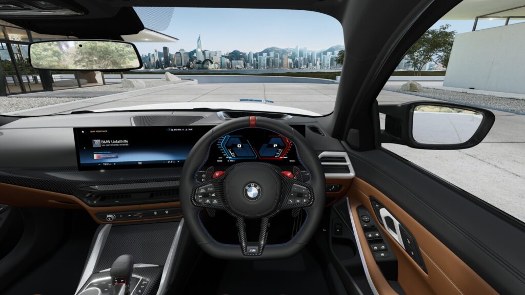 M3 Competition M xDrive セダン アルピン・ホワイト 20インチ タルトゥーフォの画像3