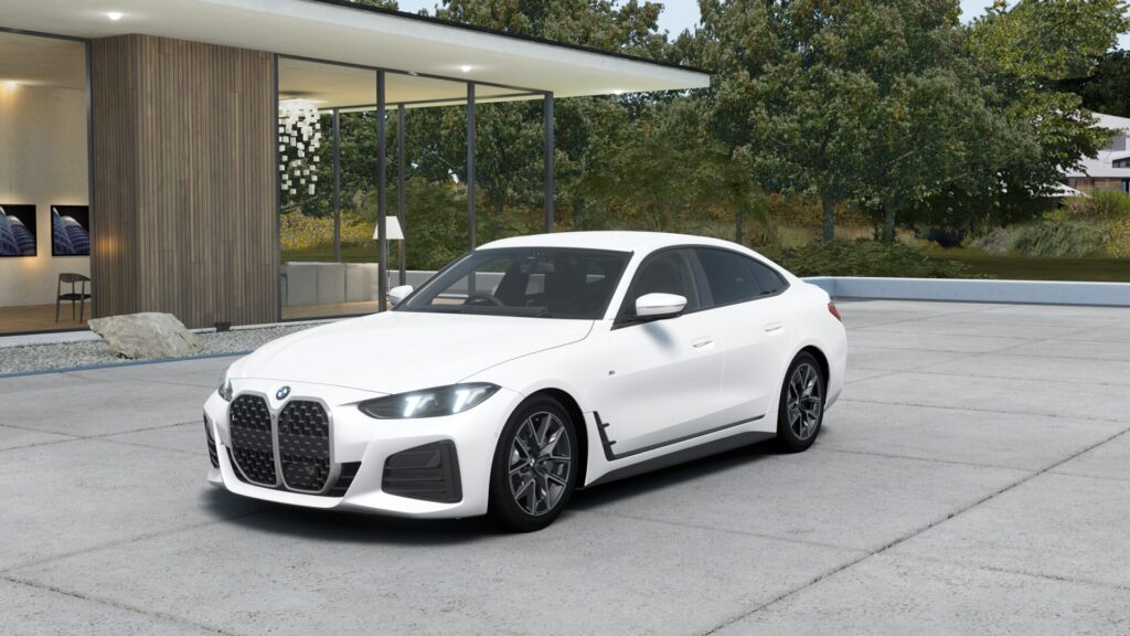 420d xDrive グラン クーペ M Sport ミネラル・ホワイト 18インチ モカの車両画像