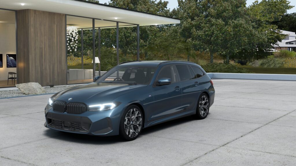 320d xDrive ツーリング Edition Shadow アークティック・レース・ブルー 19インチ ブラック スタイリング1038 M パフォーム・テックス/クロス・コンビネーション ブラック(M パイピング付)
