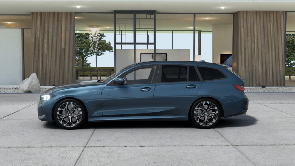 320d xDrive ツーリング Edition Shadow アークティック・レース・ブルー 19インチ ブラック スタイリング1038 M パフォーム・テックス/クロス・コンビネーション ブラック(M パイピング付)の画像2