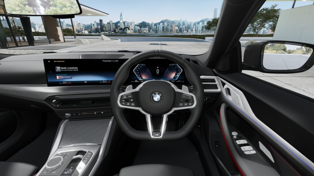 420d xDrive グラン クーペ M Sport M ブルックリン・グレー 19インチ ブラック スタイリング859M ヴァーネスカ・レザー ブラック(レッド・ハイライト付)の画像3