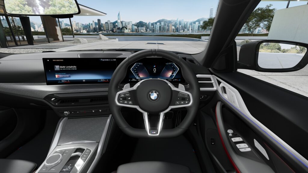 420i グラン クーペ M Sport ブラック・サファイア 19インチ スタイリング859M ヴァーネスカ・レザー ブラック(レッド・ハイライト付)の画像3