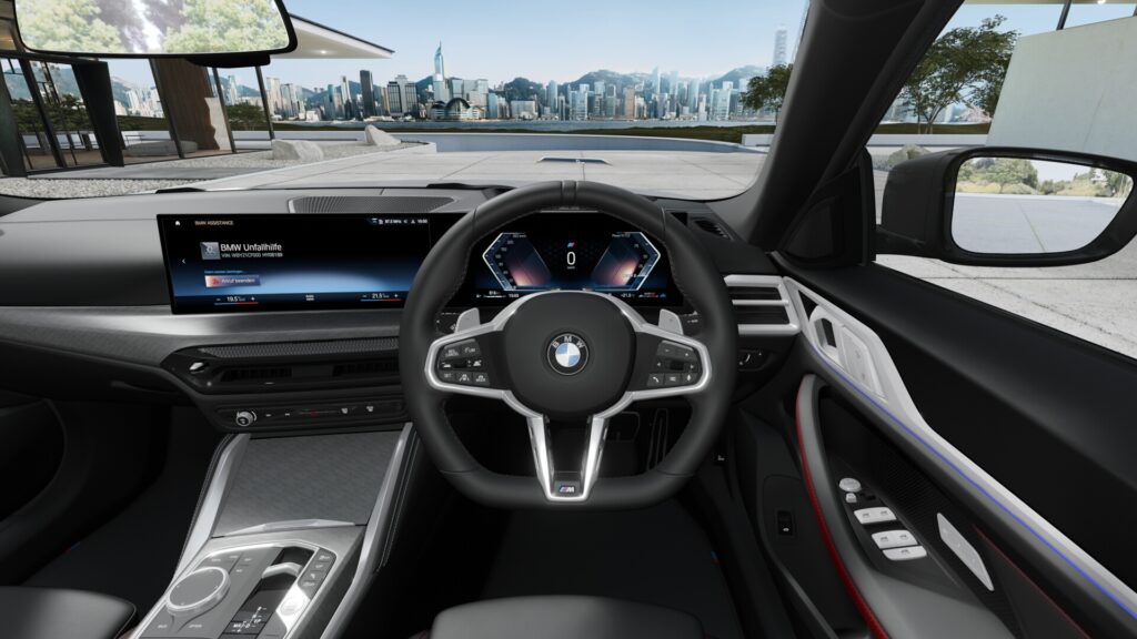 420i グラン クーペ M Sport M ブルックリン・グレー 19インチ ブラック スタイリング859M ヴァーネスカ・レザー ブラック(レッド・ハイライト付)の画像3